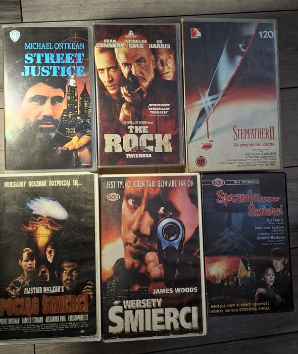 Zestaw 6 kaset VHS Twierdza i inne