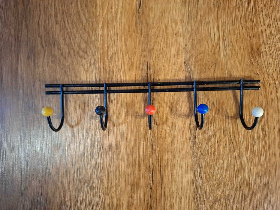 Wieszak metalowy - vintage