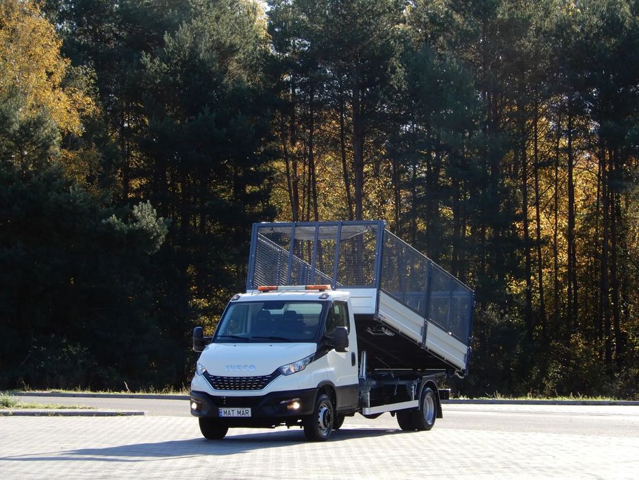 Iveco DAILY 65C16 Wywrotka Siatkowa Kiper Wywrot x 3 Strony 4.20 CM Długi 8 E.Palet Renomowanej Firmy ROMCAR 2900 Kg Ładowność Rozstaw Osi 4100 mm HAK 3500 Kg 40 Tys Km Przeb. Stan Auta JAK NOWY  100 % Bezwypadkowy ! Lakier Oryginał ! Salon PL ! I Właścic