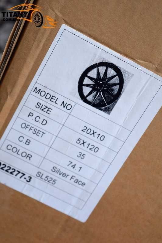 Різноширокі R20 5x120 10j-11j BMW X5 X6 X3 E70 E71 F15 F16 Ф15 Ф16 Е70