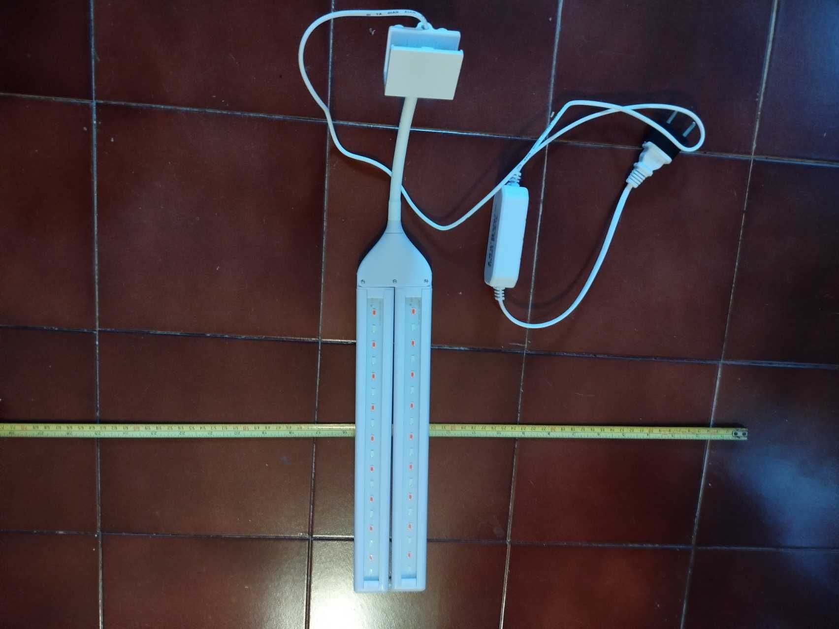 Luminária moldável para aquário nova