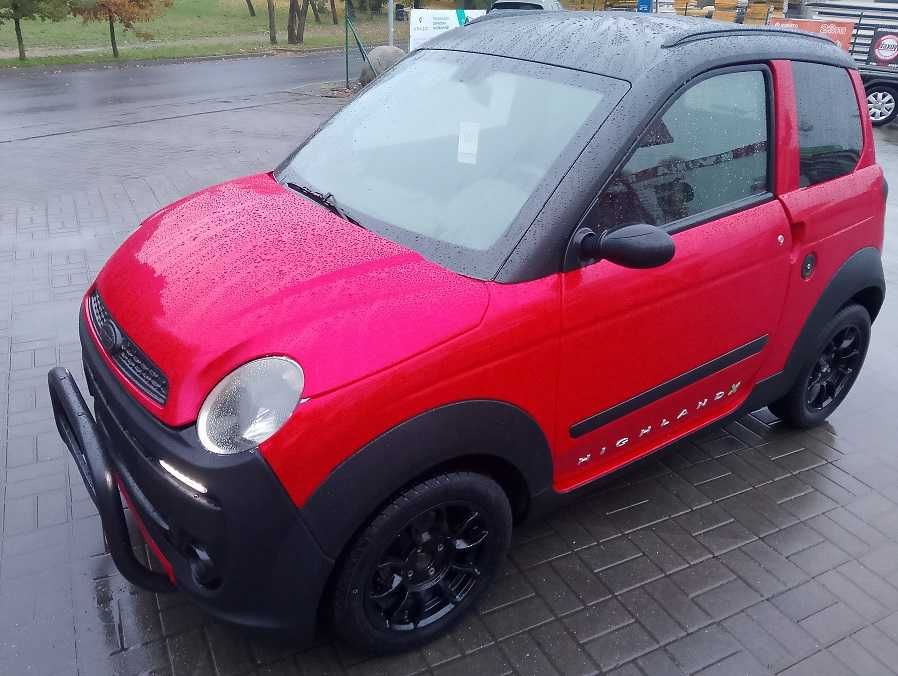microcar HIGHLANDX 2017r L6e bez prawka B  14lat TYLKO 23.436km aixam