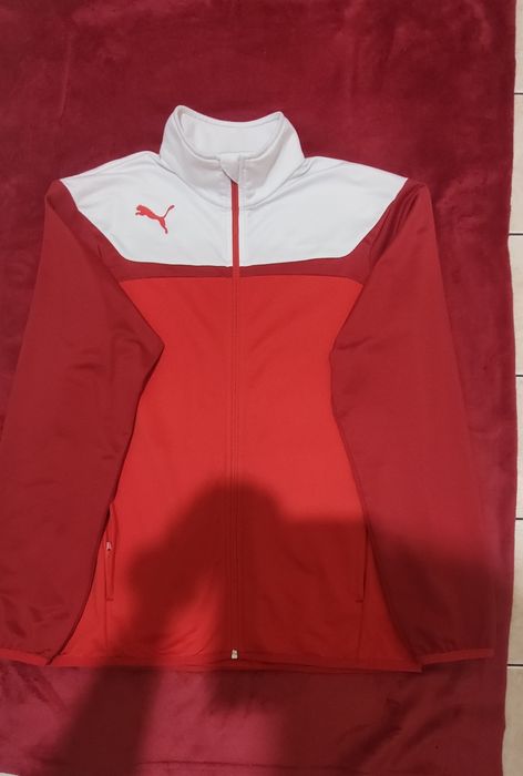 Bluza Sport style Puma biało- czerwona