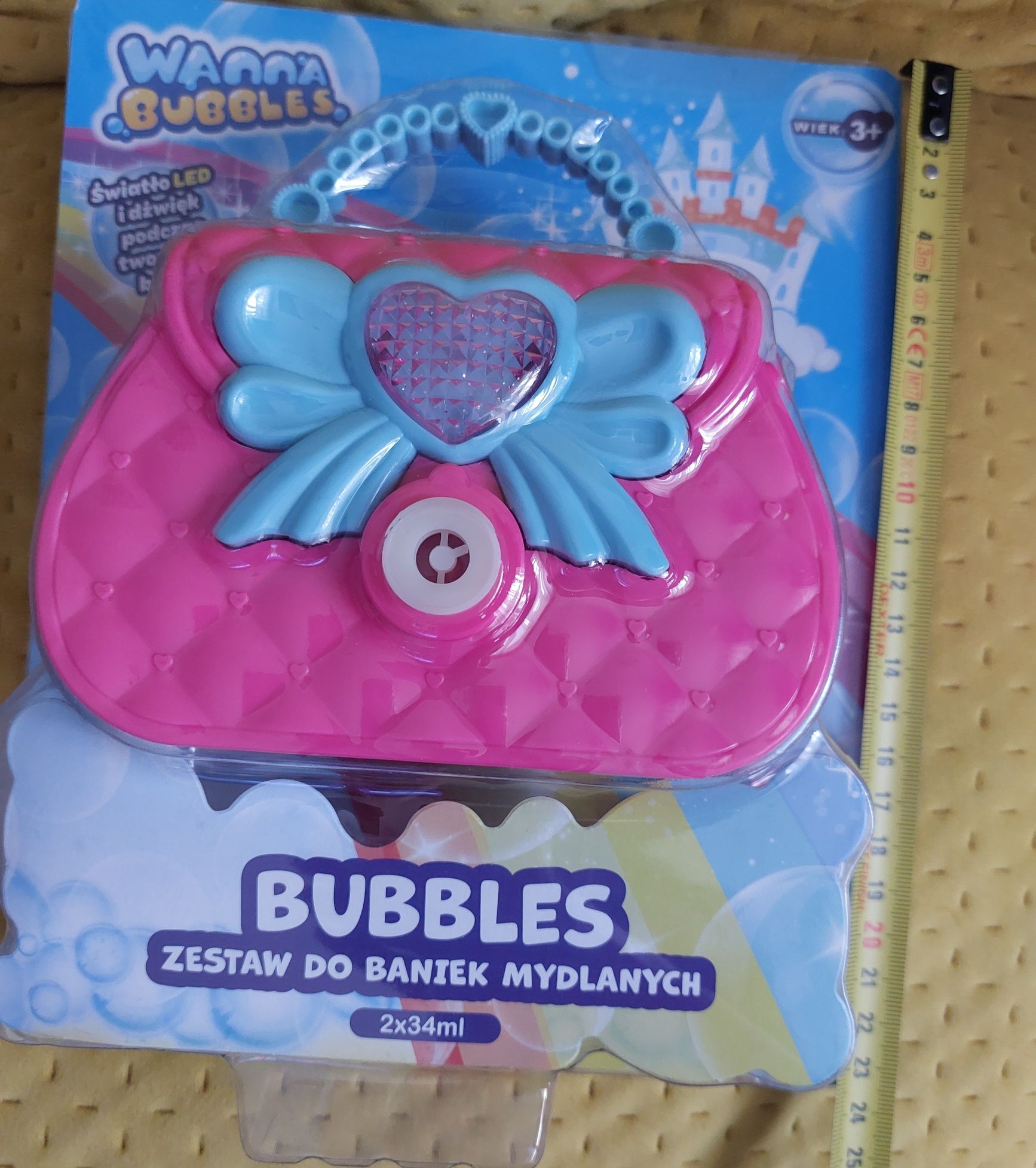 wanna bubbles torebka zestaw do baniek mydlanych nowy wiek 3+
