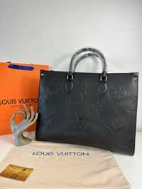 Torebka damska shopperka Louis Vuitton On The Go premium LV duża