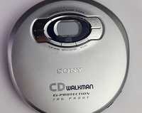 Leitor de CD's Vintage Sony D-EJ615 Walkman.