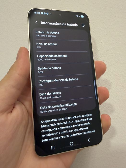 Samsung S24 256gb - 1 ano de Garantia - como novo