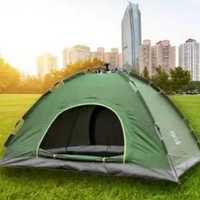 Туристическая палатка 200х150 см (зеленыйчерный)
