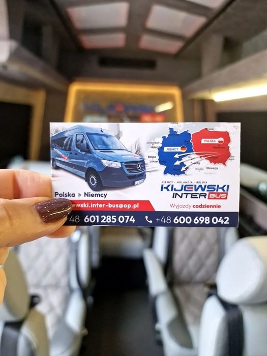 Busy do Holandii Belgii Niemcy