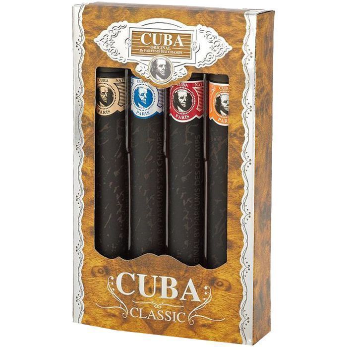 Zestaw Cuba Classic - Gold, Blue, Red, Orange - Wody Toaletowe 4x35ml