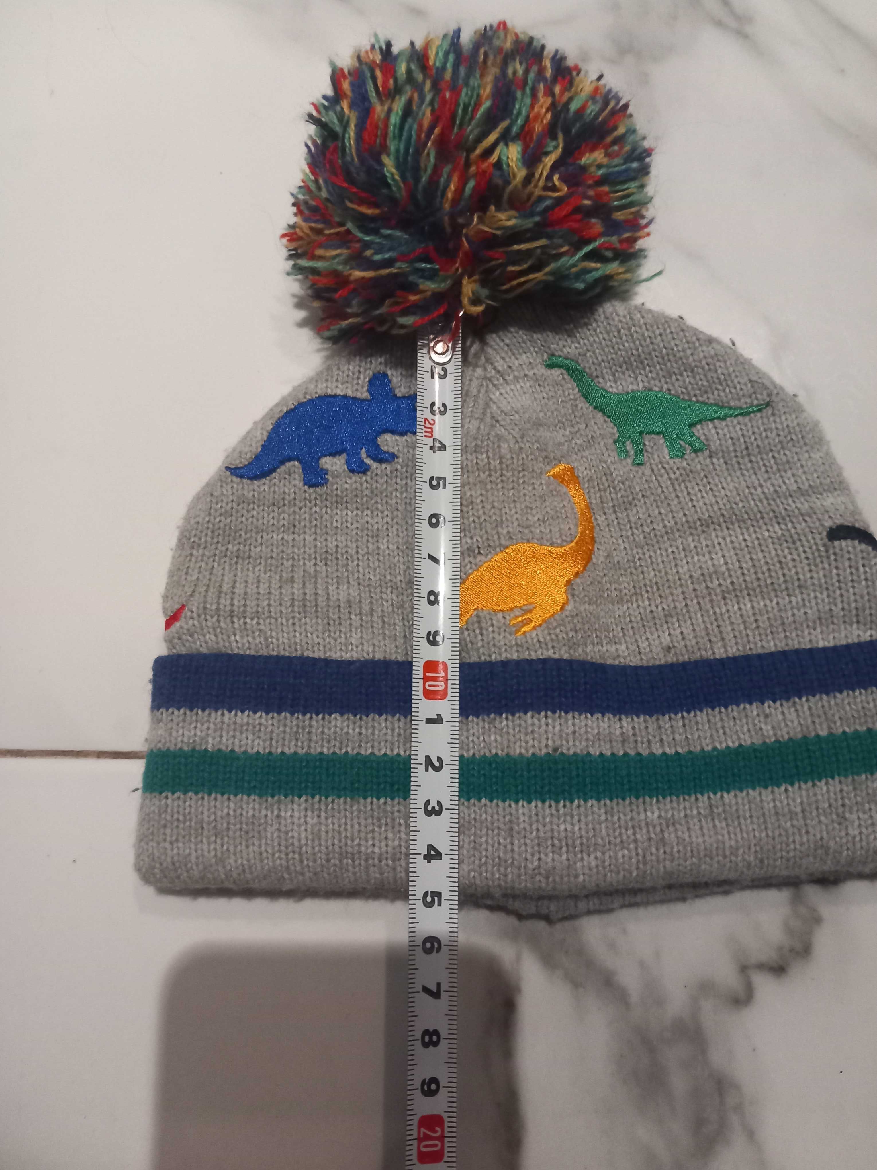 Ciepła zimowa czapka 1-2lata, 50cm, Tu