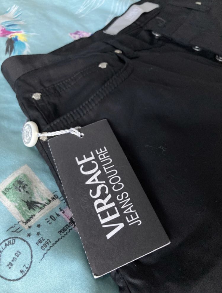 Spodnie Versace Jeans Couture Czarne
