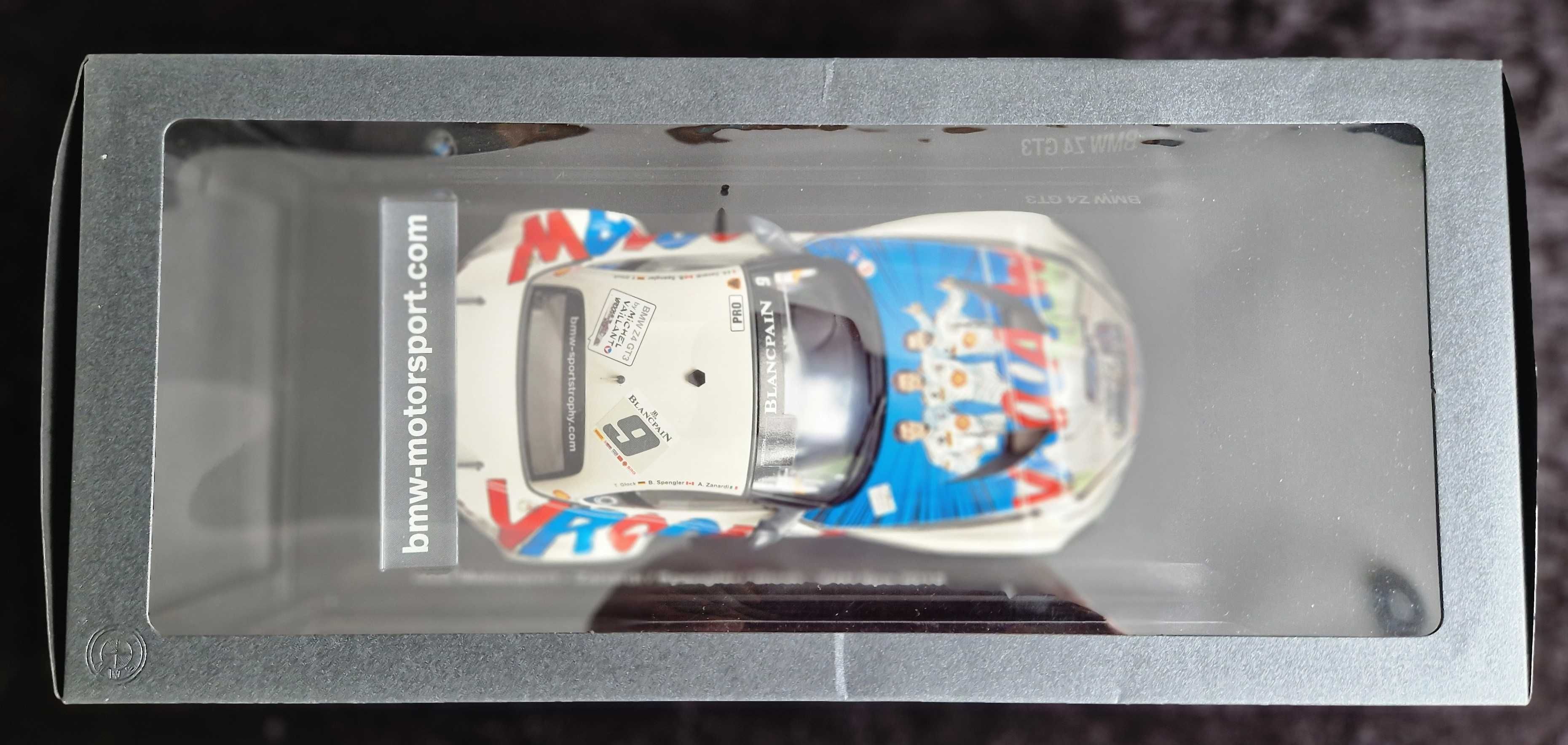 BMW Z4 GT 3 Motorsport 24H Spa 2015 1:18 Minichamps