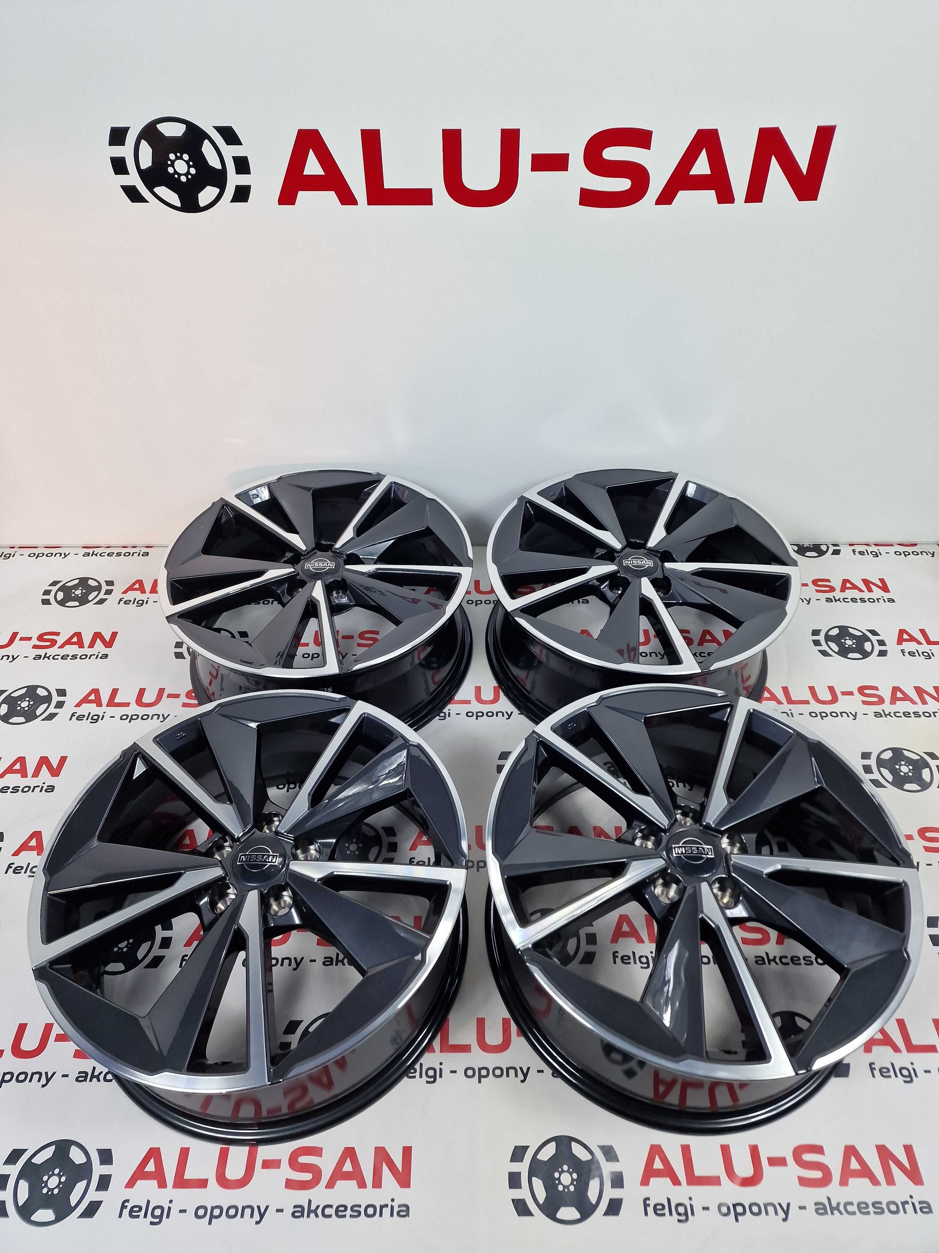 NOWE alufelgi NISSAN 19" 5x114,3 Juke Primera Qashqai -Grafit Poler