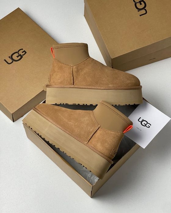 Ugg Dipper chestnut mini угг діппер міні