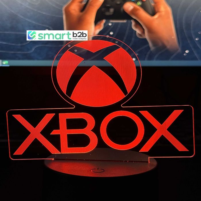 Ночник настольный RGB 3D + пульт Lux Оптовый поставщик