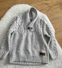 Rebel primark sweter szary warkocz szary 2 -  3 r. 98