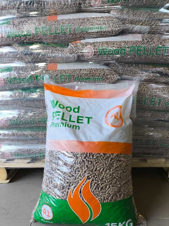 PELLET sosna -świerk   JAKOŚĆ ENPLUS A1