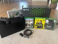 Xbox Series X 1TB + pad + 3 gry + słuchawki Turtle Beach + akumulator