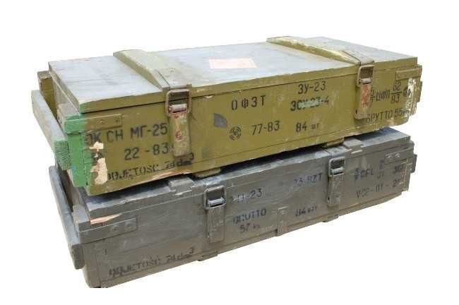 Skrzynia Drewniana Wojskowa Transportowa 30L ZU-23 II gat
