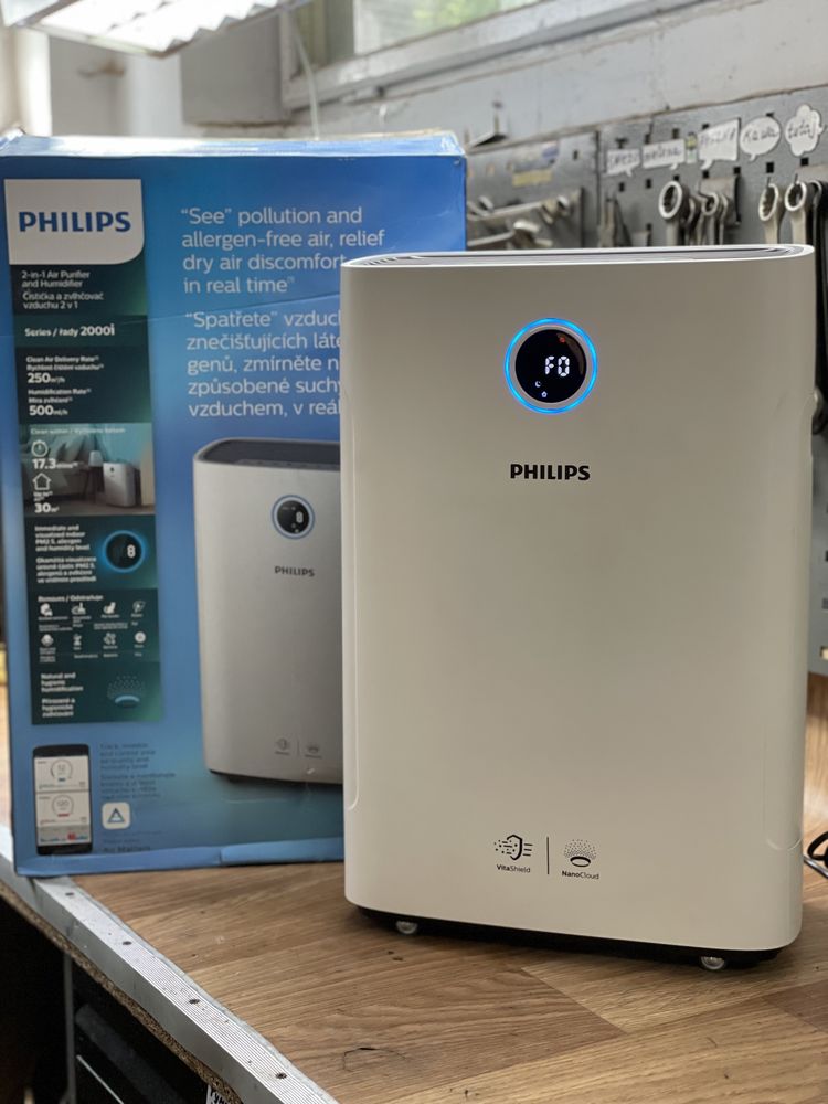 Увлажнитель/ очиститель воздуха philips series 2000i ac2729/51