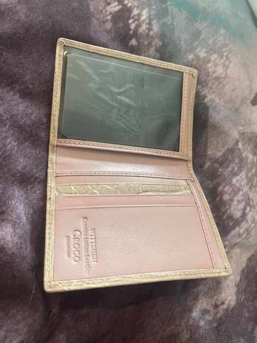 Portfel Wittchen różowo-beżowy na karty