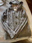 Sweter Szary damaki Abercrombie