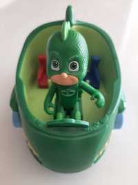 Figura Lagartixo (Greg) PJ Masks  com veículo