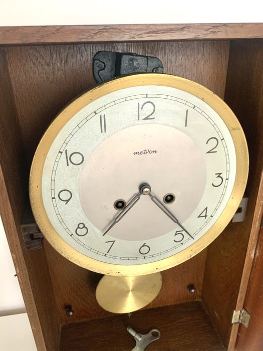 Stary zegar Metron ZS 102 , zegar scienny Vintage metron lata 60 Regri