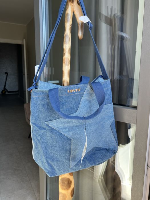 Сумка джинсова, шопер denim LEVI’S розмір 40*40*14