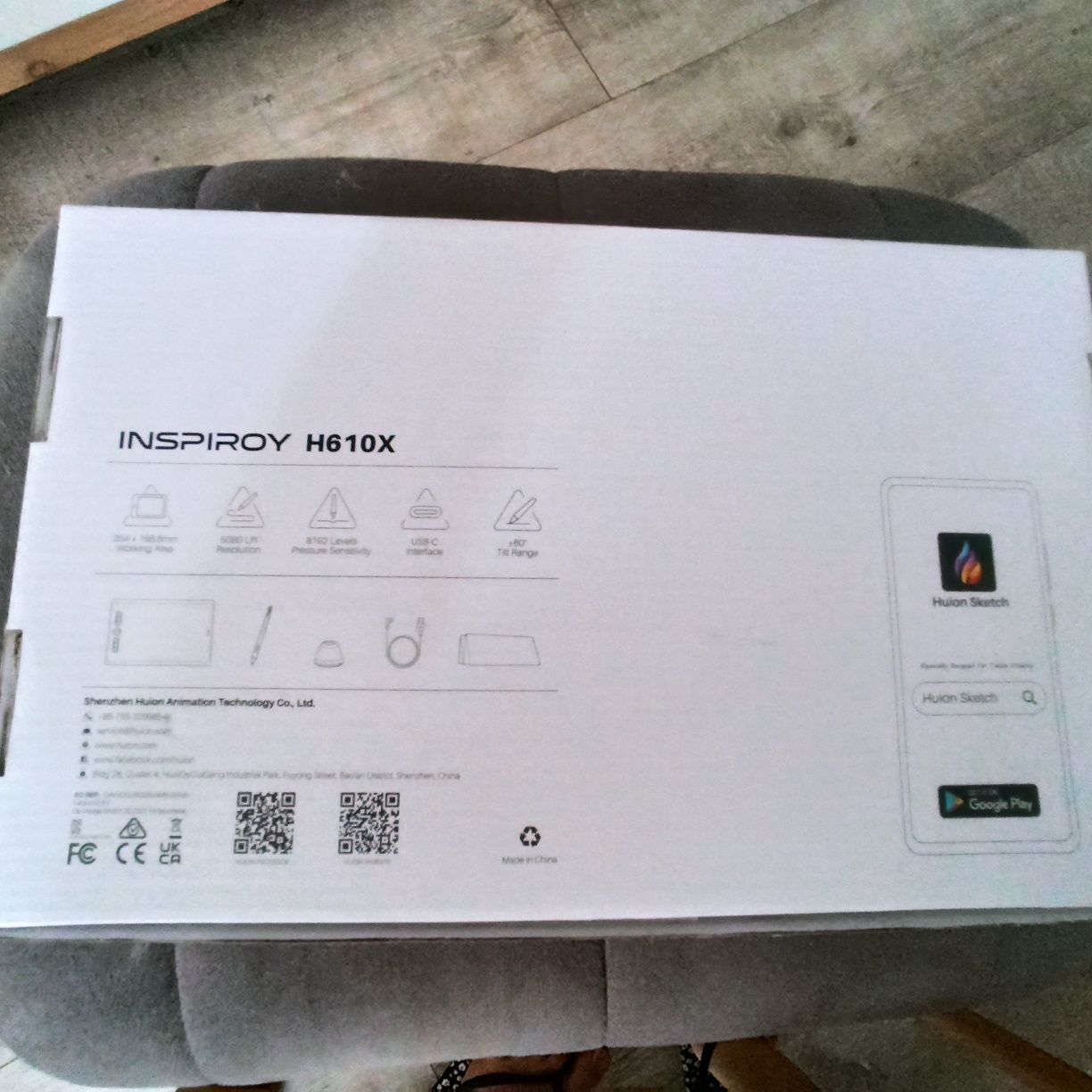 Tablet graficzny Huion Inspiroy H610X jak nowy