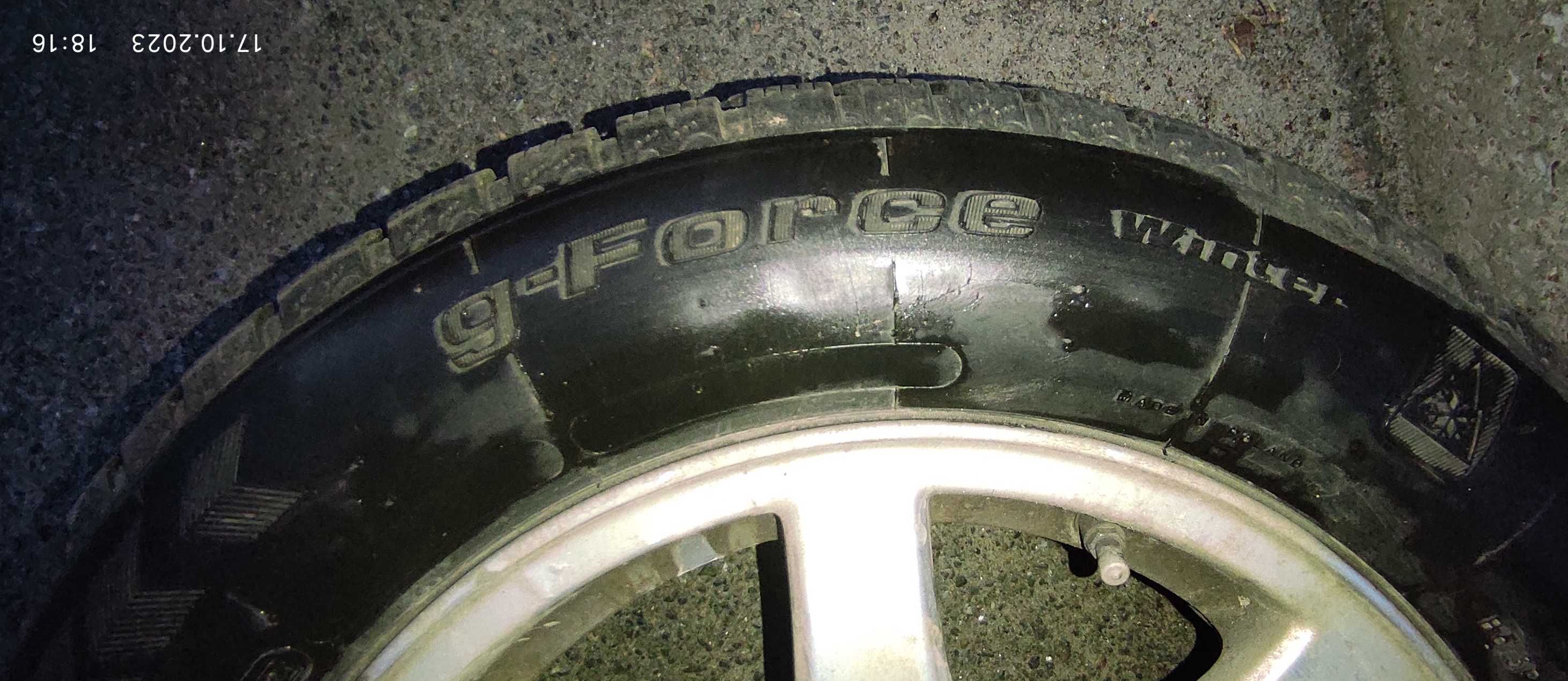 Шини 225/55 R16 BFGoodrich G-Force Winter 99H