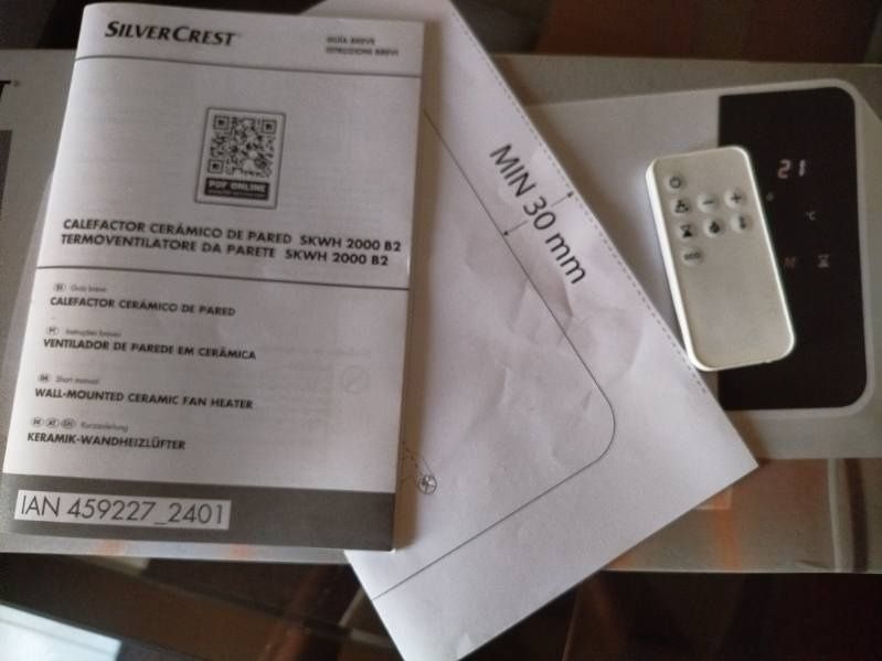 Aquecedor de parede SilverCrest