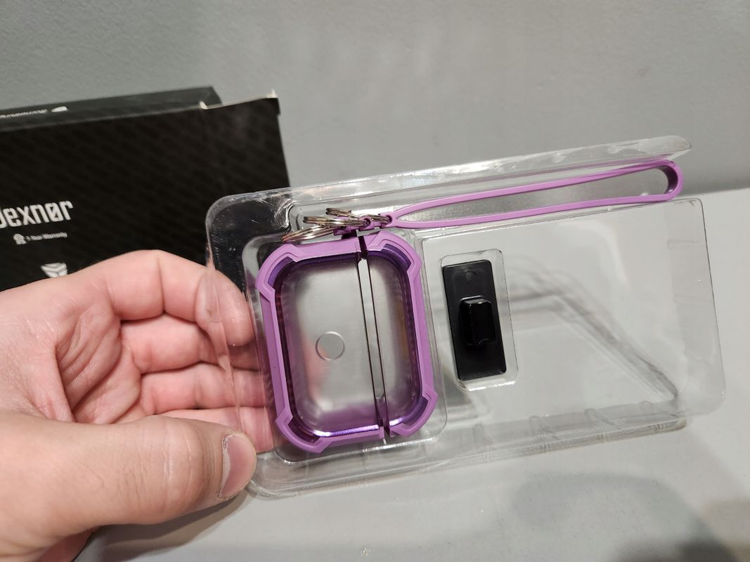 Etui pancerne Dexnor Apple AirPods Pro fioletowe