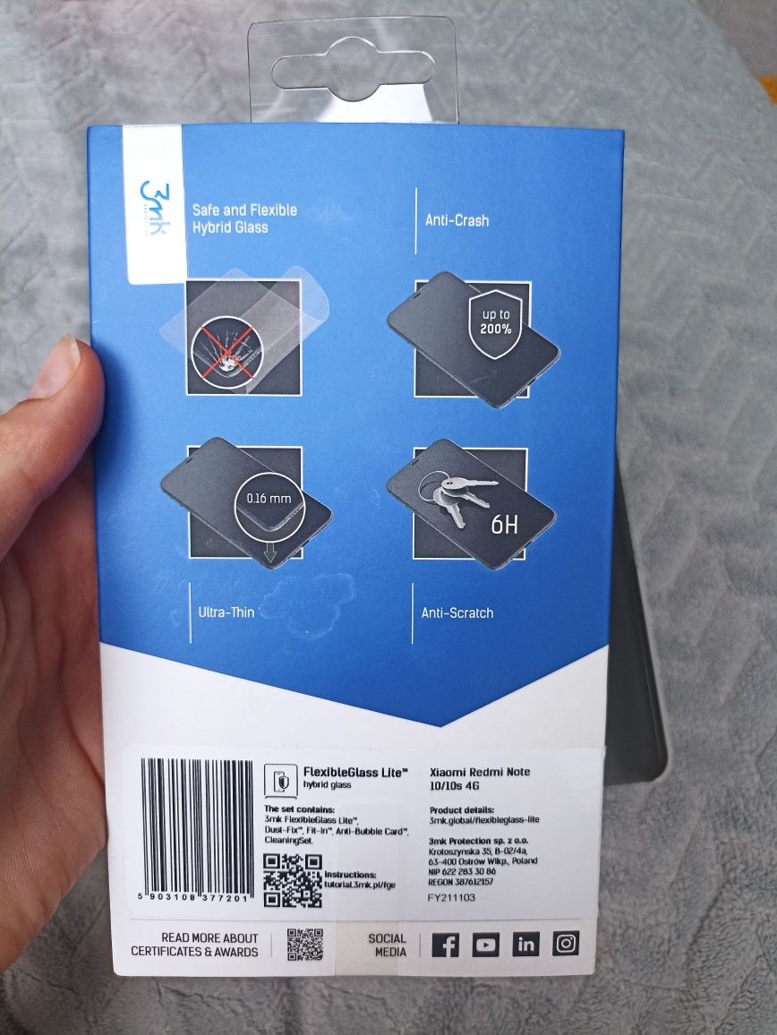 dwa nowe etui i nowe szkło ochronne dla Xiaomi Redmi Note 10
