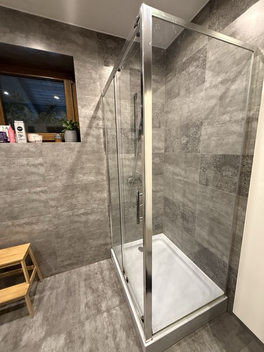 Kabina prysznicowa szklana 80x100