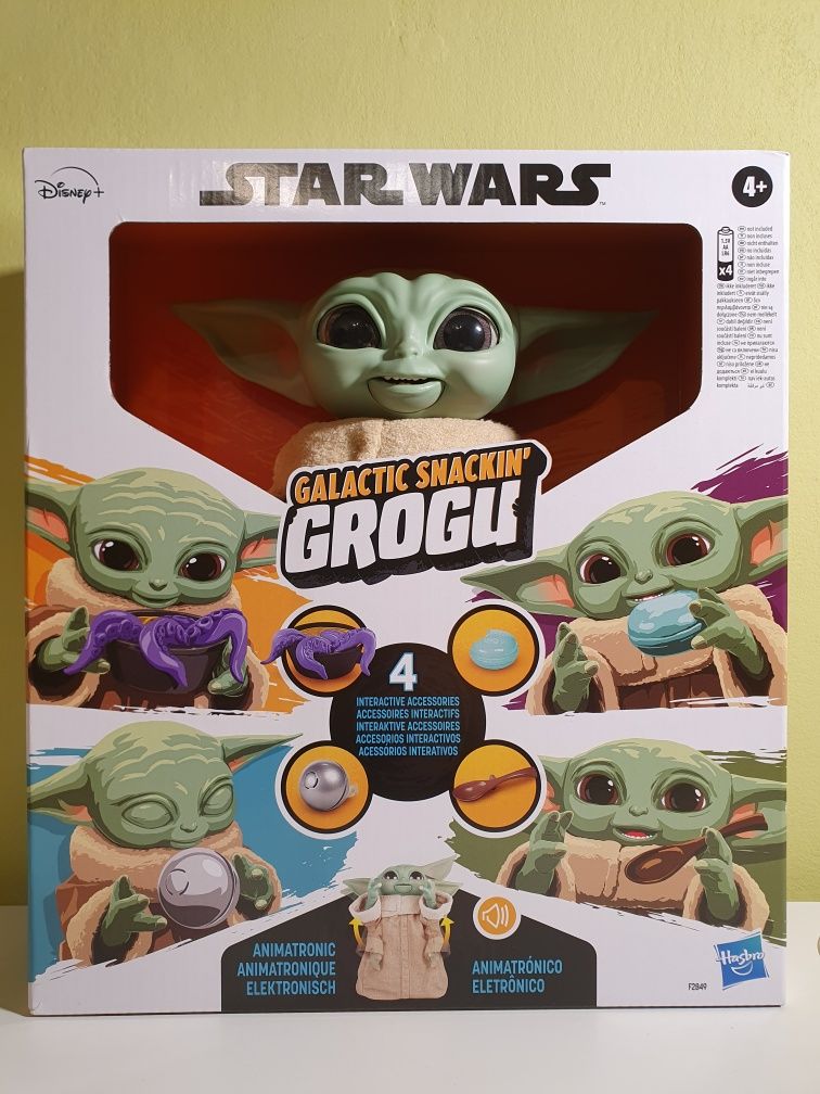 Star Wars Mandalorian Galactic Snackin' Grogu The Child Hasbro