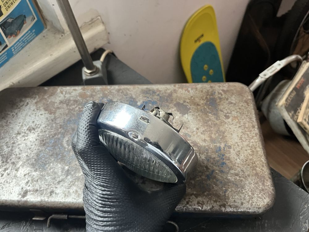 Romet Motorynka Kadet Ogar klosz ramka lampy przod oryg wzorowy stan