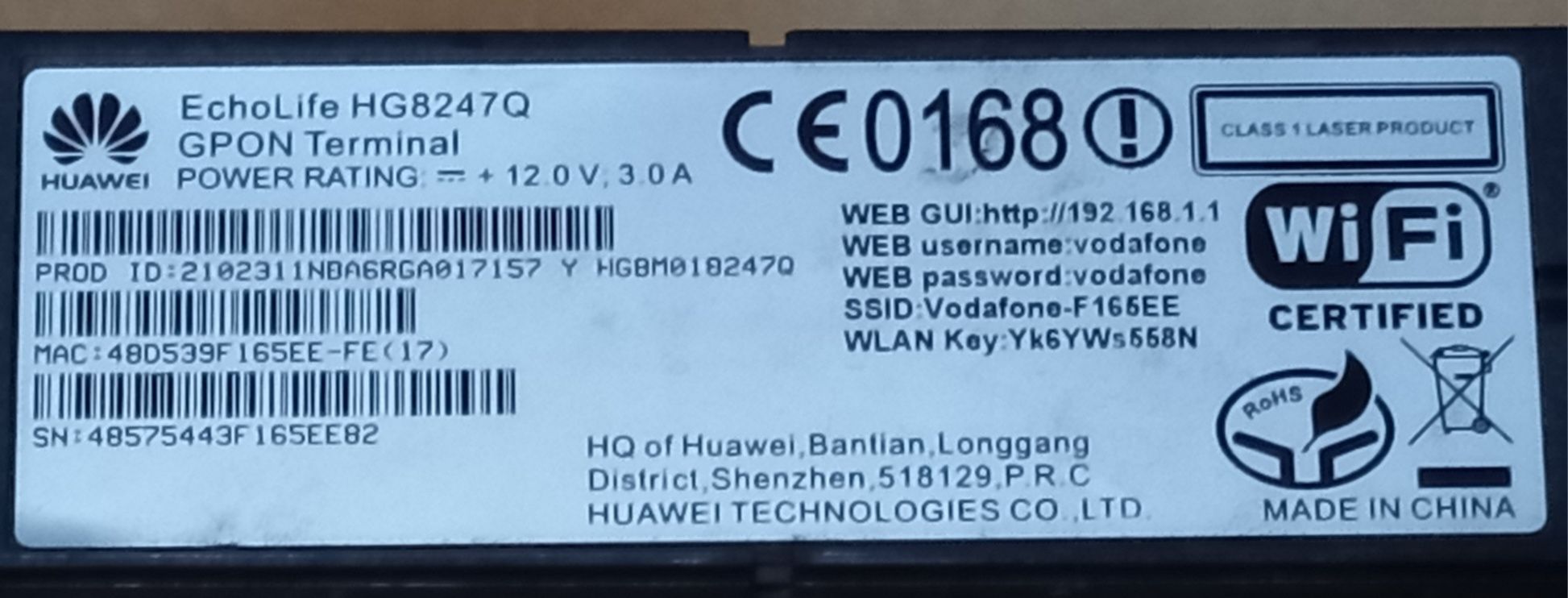 HUAWEI modem wifi impecável
