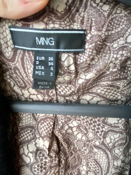 Mango marynarka aksamitna rozm S