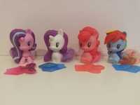 Kucyki My Little Pony figurki z grzebykami - 4 sztuki