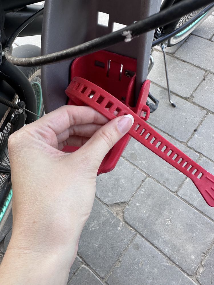 BEZ WAD Fotelik rowerowy dla dziecka przedni do 15kg OK Baby