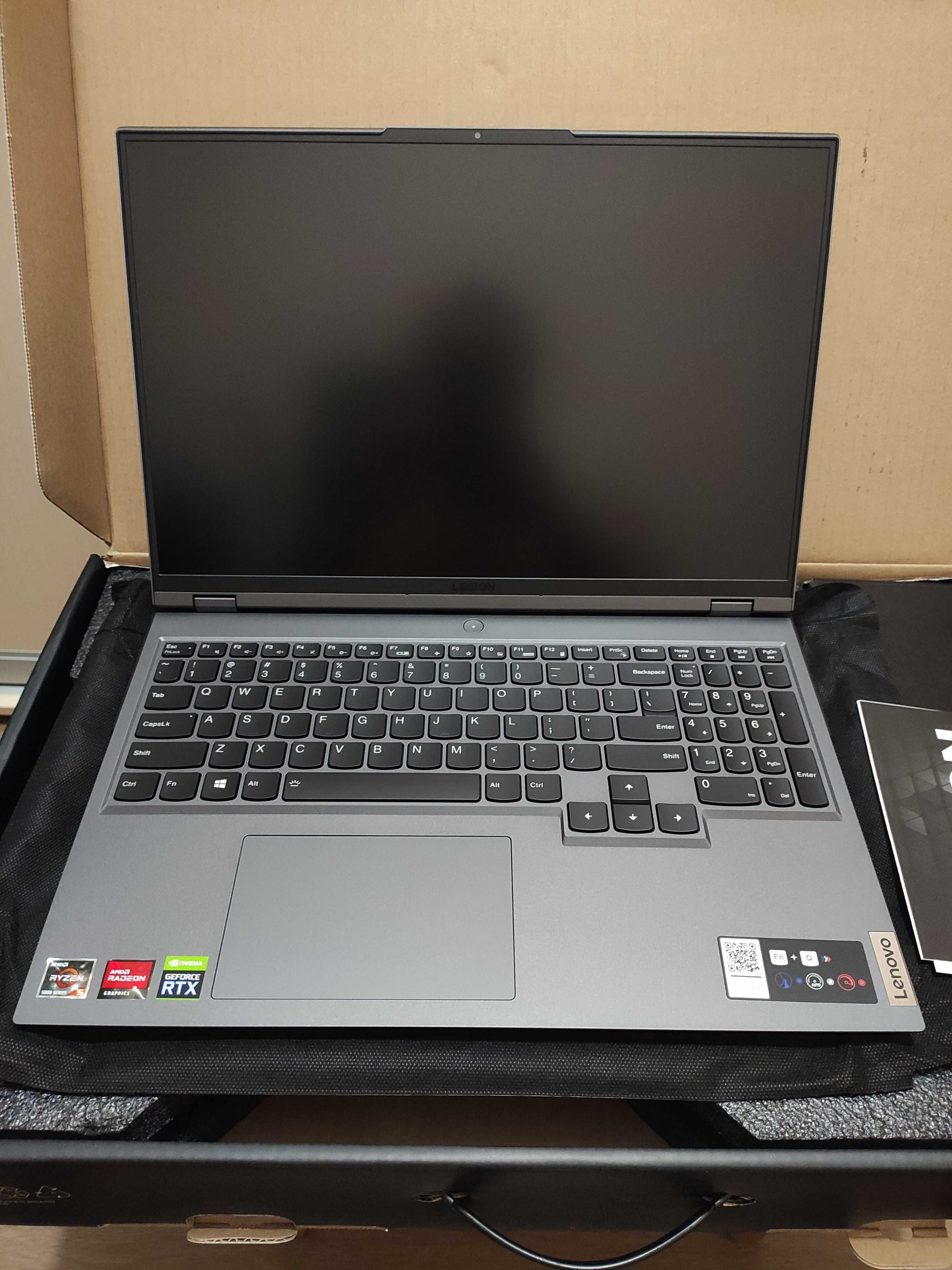 Lenovo Legion 5 Pro экран 16" 2560x1600 165Hz 5600H 16/512Gb RTX 3050