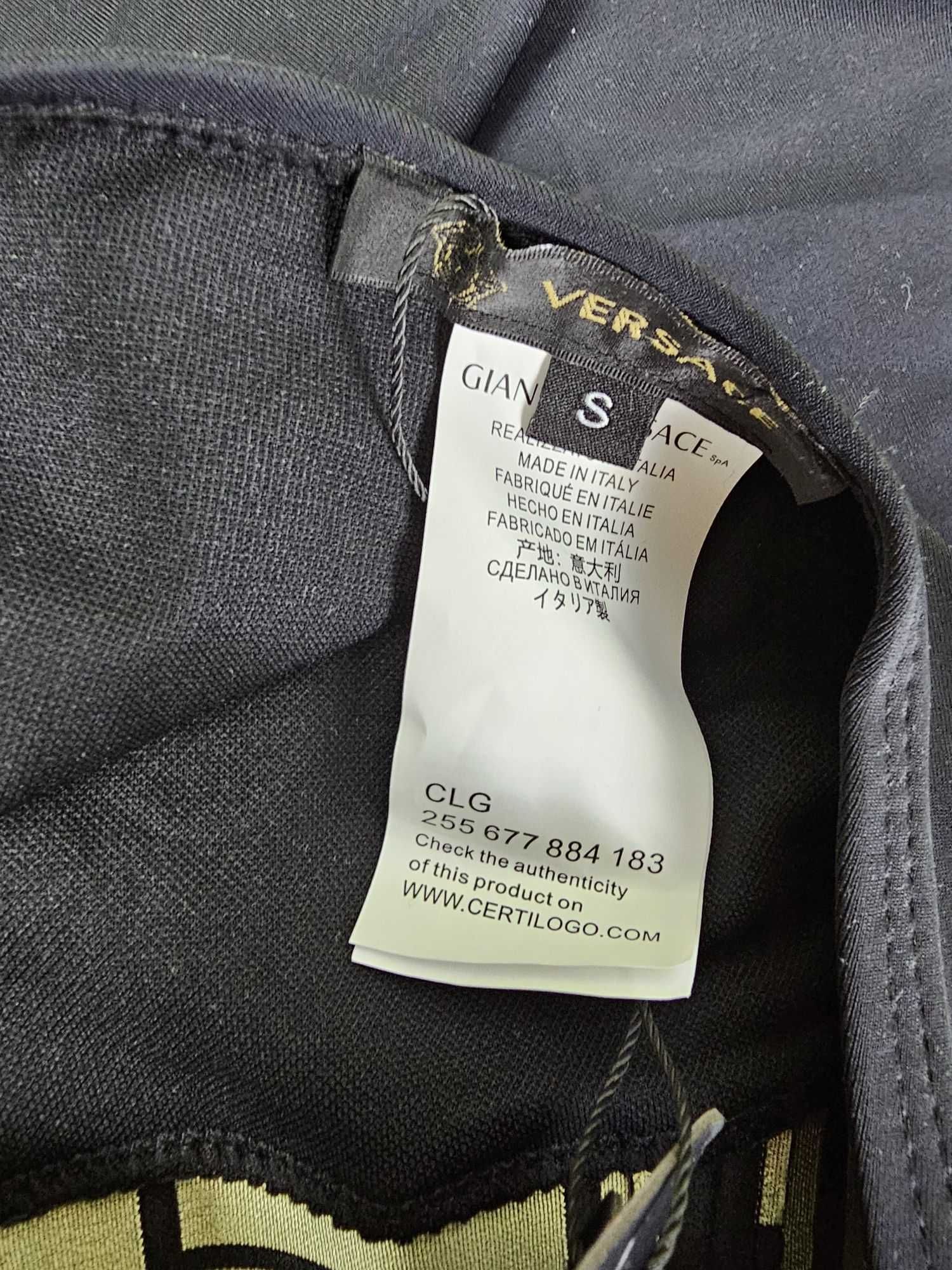 2pak Giani Versace  Leginsy Top czarne okazja Premium