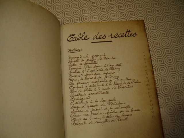 Livro Receitas em Lingua Francesa - Cuisinière Provençale