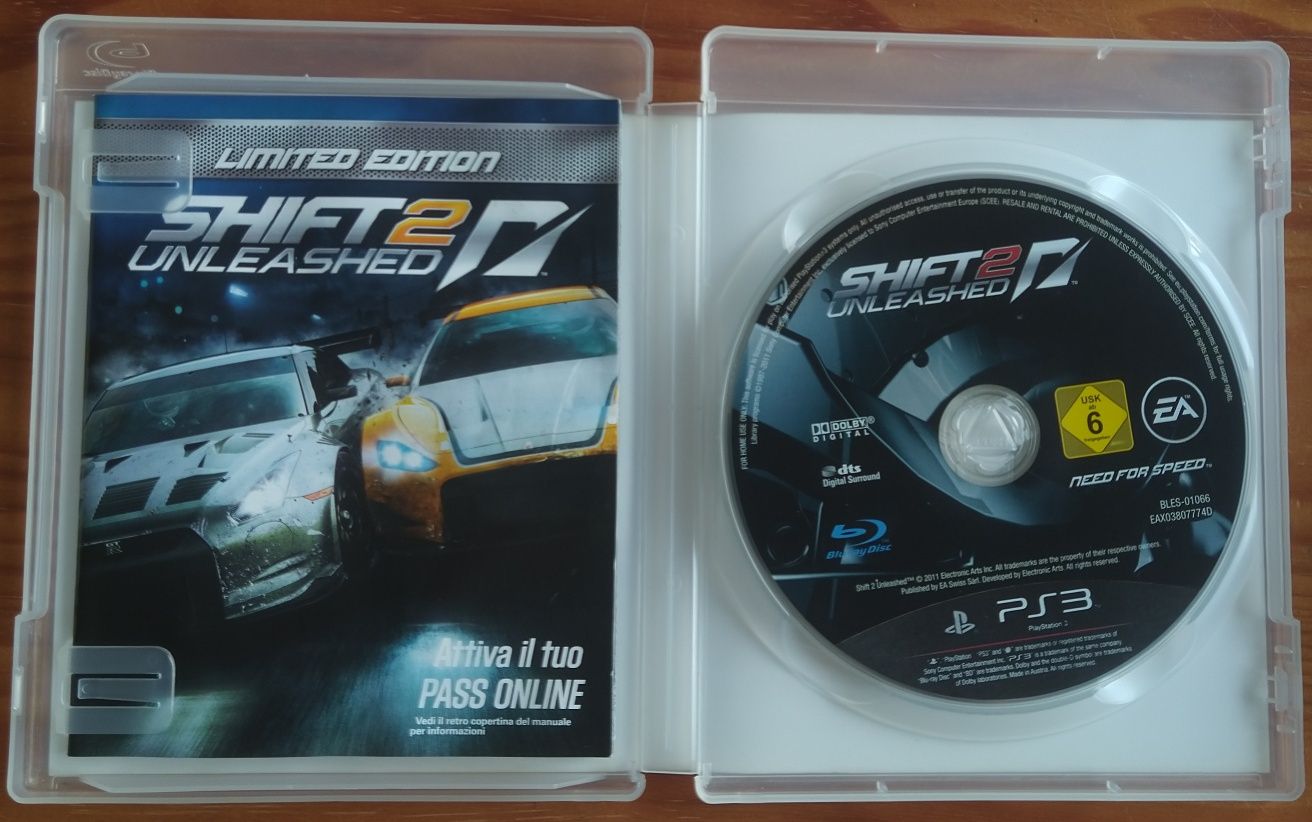 Need for Speed Shift Unleashed 2 Edição Limitada PlayStation 3