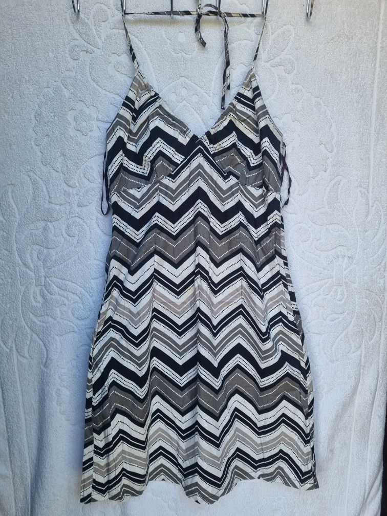 Vestido branco e preto H&M n°38  VT 104