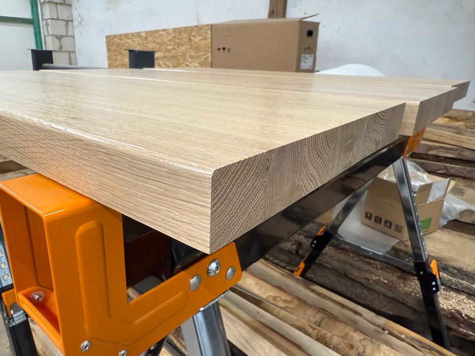 Schody bielone, stopnie dębowe, PRODUCENT