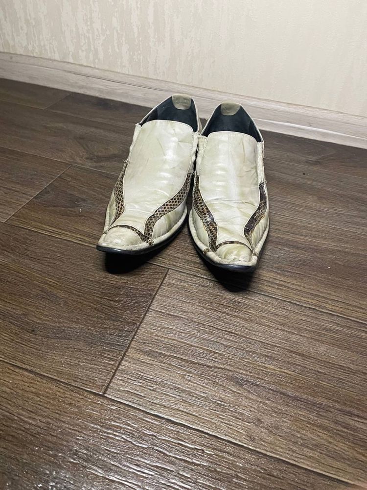 Туфли с крокодиловой кожи