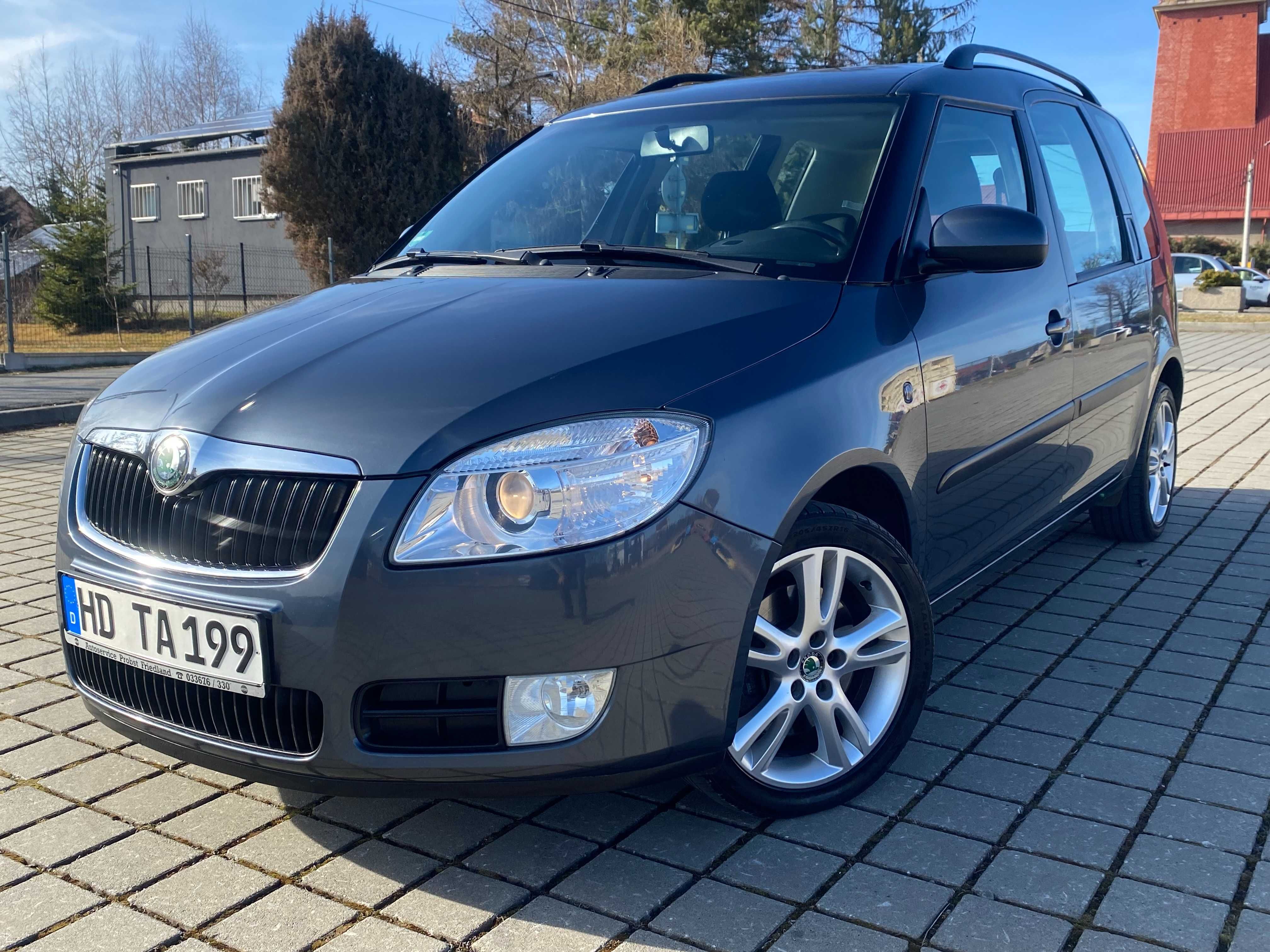 SKODA ROOMSTER2009 poj.1.6 bezn.MPI 102 KM klimatron panorama dach pdc